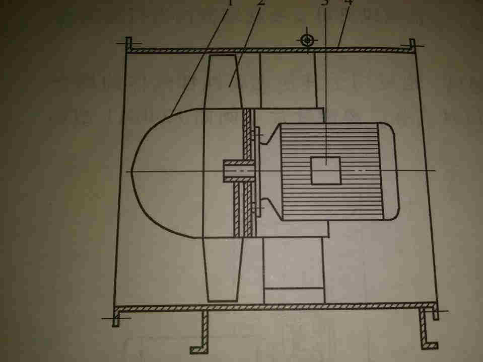 單向運轉地鐵軸流風機